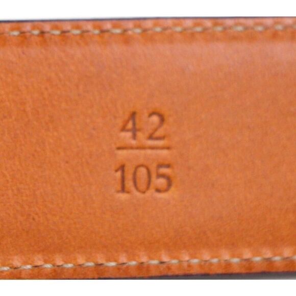 Trafalgar BROWN GENUINE LEATHER 1 1/8"Wd CASUAL DRESS MEN'S BELT Sz 42/105 (X11 - Picture 9 of 15